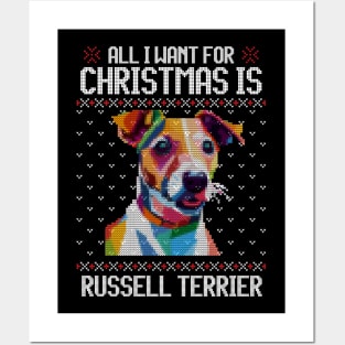 All I Want for Christmas is Jack Russell Terrier - Christmas Gift for Dog Lover Posters and Art